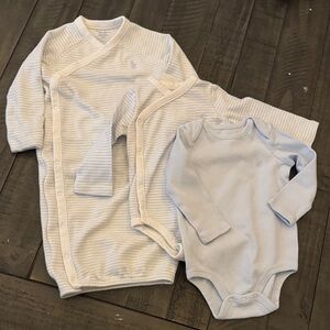 Ralph Lauren Striped Baby Onesie and Sleeper Set
